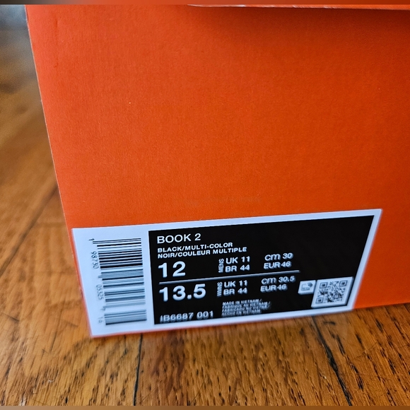 Nike Book 2 Mens Size 12 NEW 100% AUTHENTIC - Picture 8 of 8